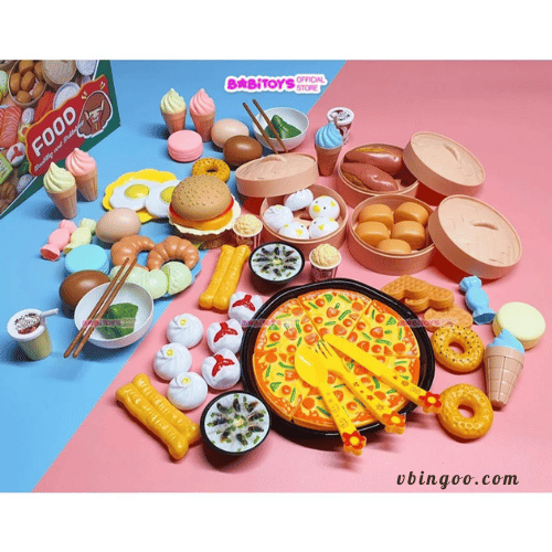 Bộ Đồ Chơi Nấu Ăn cho bé, 88 Chi Tiết Little Bo