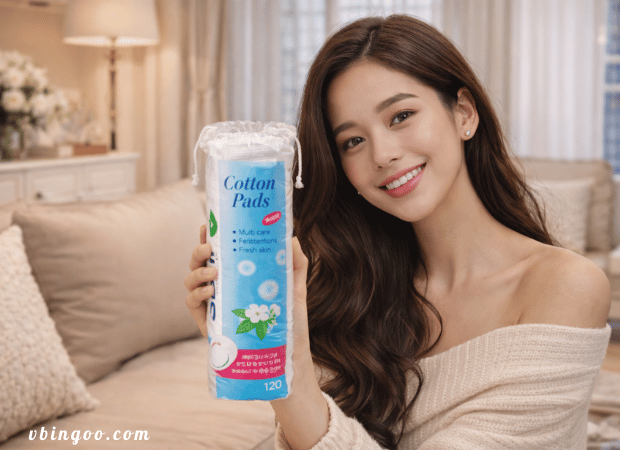 Bong Tay Trang Jomi 120 mieng Bông Tẩy Trang Jomi 120 miếng