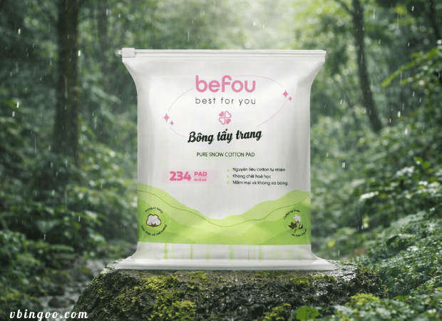 Bong Tay Trang Tron Befou Cotton Pad Bông Tẩy Trang Tròn Befou Cotton Pad