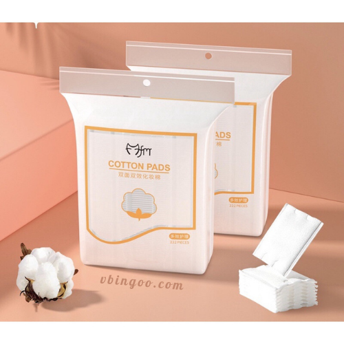 Bong tay trang CottonPads 222 mieng mem min Bông tẩy trang CottonPads 222 miếng mềm mịn