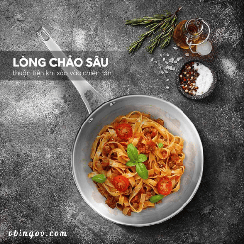 Chảo INOX Nguyên Khối Elmich Trimax EL-3846