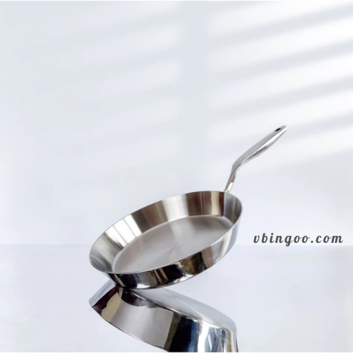 Chảo Inox 316 Liền Khối Nông Lòng Haatz