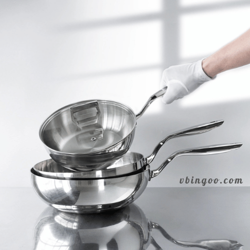 Chảo Inox 316 Liền Khối Sâu Lòng Haatz