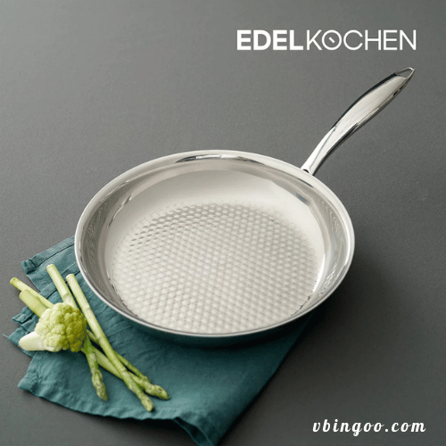 Chảo chiên inox 3 lớp nguyên khối Edelkochen Coco