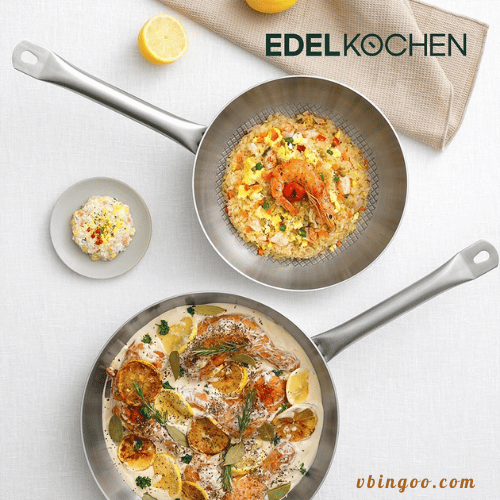 Chảo inox 3 lớp nguyên khối Edelkochen