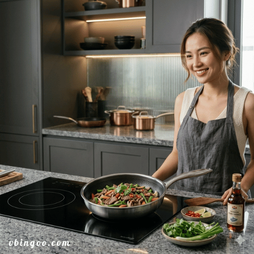 Chảo inox 304 Blackcube FiveStar Plus