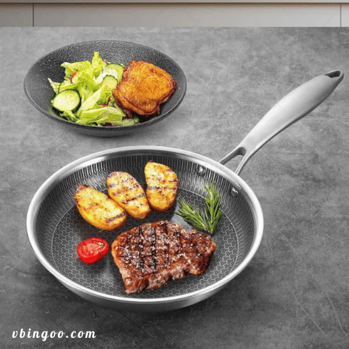 Chảo inox tổ ong chống dính GORILLA CHEF