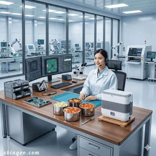 Hộp cơm cắm điện, Hộp hâm cơm văn phòng DORORO