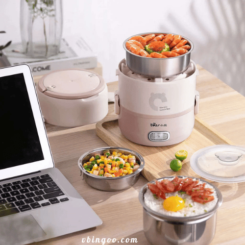 Hộp cơm cắm điện cầm tay Bear DFH-B20S6