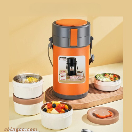 Hộp cơm giữ nhiệt 3-4 tầng CHANGHOME