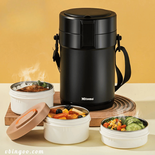 Hộp cơm giữ nhiệt Mitomo LCH-7086 dung tích 2.3L