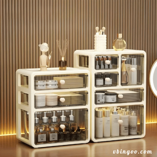 Kệ Đựng Mỹ Phẩm Để Bàn Có Ngăn Kéo