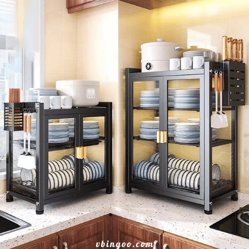 Ke dung chen bat co nap day Uliance Kệ đựng chén bát có nắp đậy Uliance