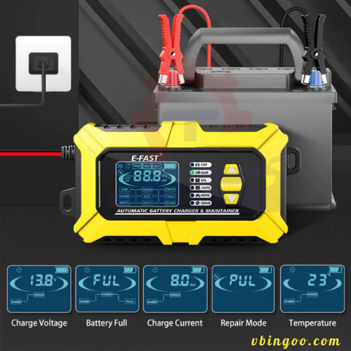 Máy Sạc bình ắc quy 12v TK-800 E-Fast