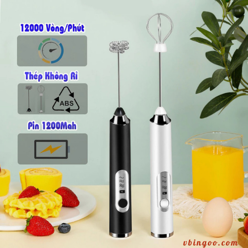 Máy đánh bọt cà phê cầm tay mini