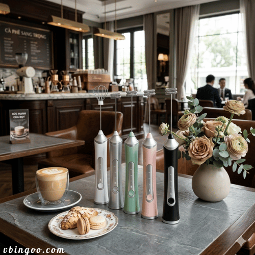 Máy đánh bọt cà phê sạc điện Dejaf