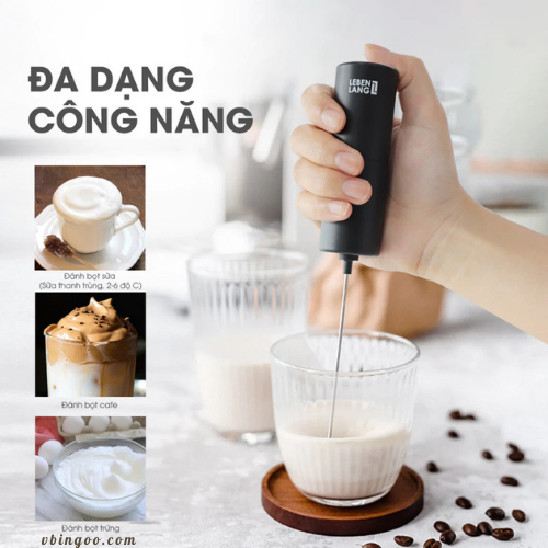 Máy đánh bọt cà phê cầm tay Lebenlang LBL4586