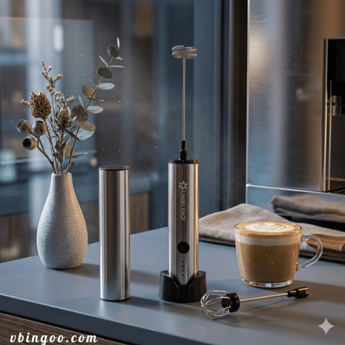 Máy đánh tạo bọt cà phê dùng pin Uniblend DC-201