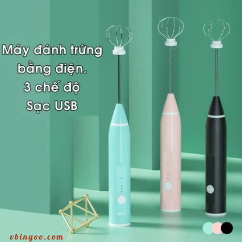Máy đánh trứng, đánh sữa, đánh bọt cafe cầm tay mini