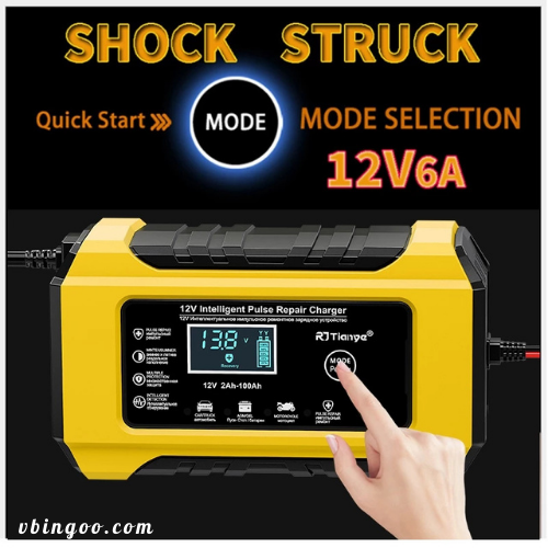 Máy sạc bình ắc quy TIANYE 12V 6A 