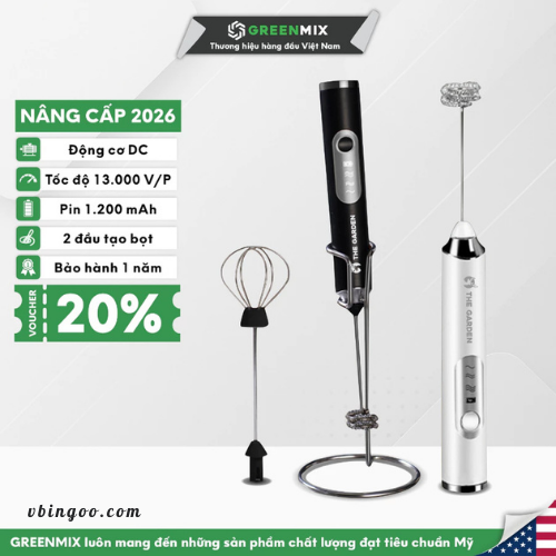Máy tạo bọt sữa đa năng GREENMIX
