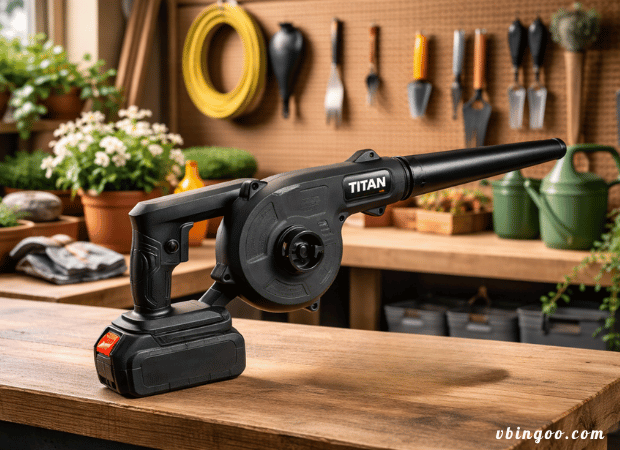 May thoi bui cam tay khong day Titan 680W Máy thổi bụi cầm tay không dây Titan 680W