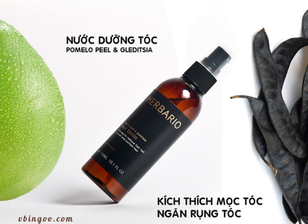 Nước xịt dưỡng tóc Vỏ Bưởi và Bồ Kết Herbario