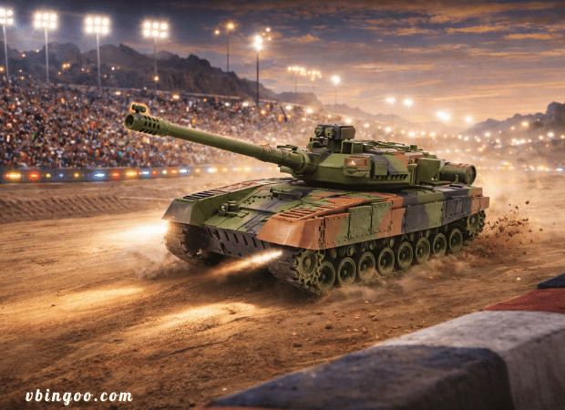 Xe Tănki Điều Khiển Từ Xa Cỡ Lớn Có Âm Thanh