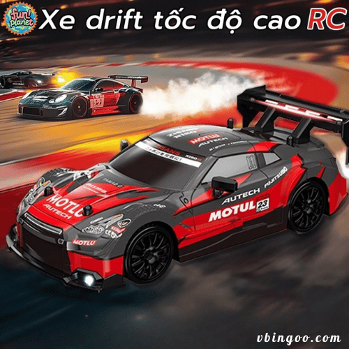 Xe điều khiển từ xa drift tốc độ cao tỉ lệ 1:24-GTR