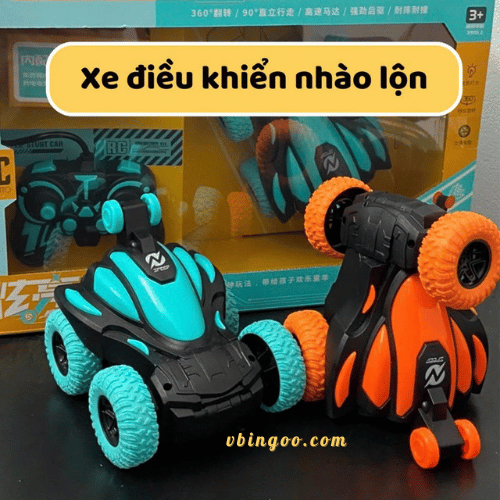 Xe ô tô điều khiển từ xa xoay 360 độ nhào lộn