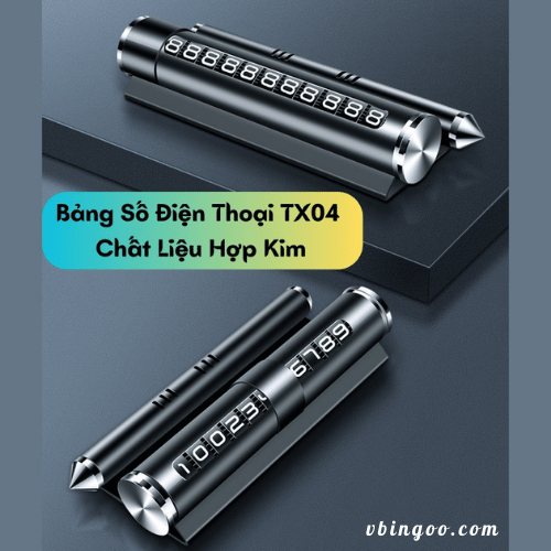 bảng số điện thoại ô tô TX04