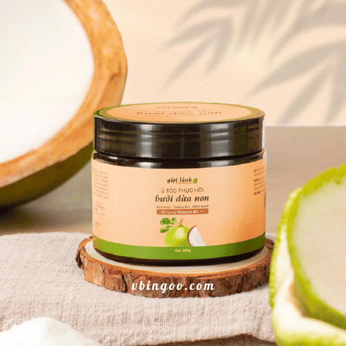 kem u toc Buoi Dua Non Giot Lanh 300gram kem ủ tóc Bưởi Dừa Non Giọt Lành 300gram