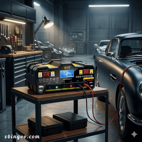 máy Sạc bình acquy 12v 24v từ 3ah-200ah tự ngắt