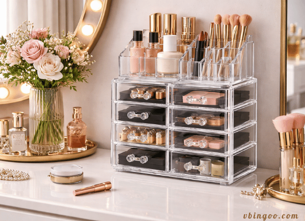 Top 5 Tủ đựng mỹ phẩm chuẩn “quý tộc” khiến hội chị em nhìn là muốn sở hữu ngay 2026