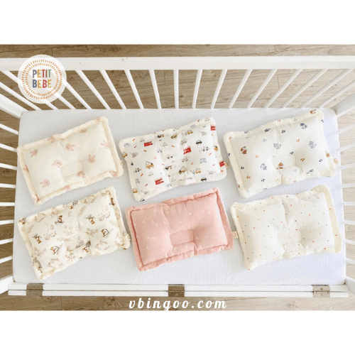 Goi chong bep dau cho tre so sinh PETIT BEBE Gối chống bẹp đầu cho trẻ sơ sinh PETIT BEBE
