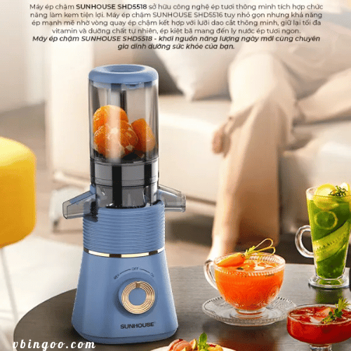 Máy ép trái cây chậm SUNHOUSE SHD5518