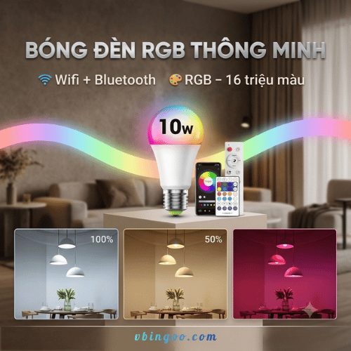 Bong Den Thong Minh Trang Tri Micofi Bóng Đèn Thông Minh Trang Trí Micofi