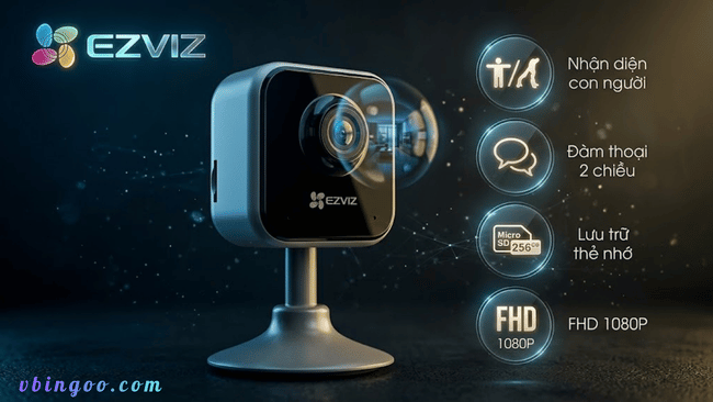 Camera Wifi Trong Nhà EZVIZ H1C