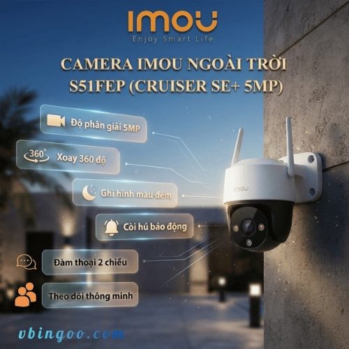 Camera Wifi ngoài trời IMOU CRUISER SE+