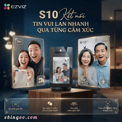 Camera Wifi trong nhà Video Call EZVIZ S10 2K+
