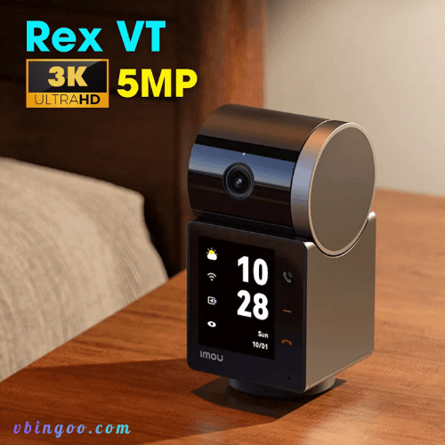 Camera Wifi trong nhà dùng pin Imou Rex VT Pro