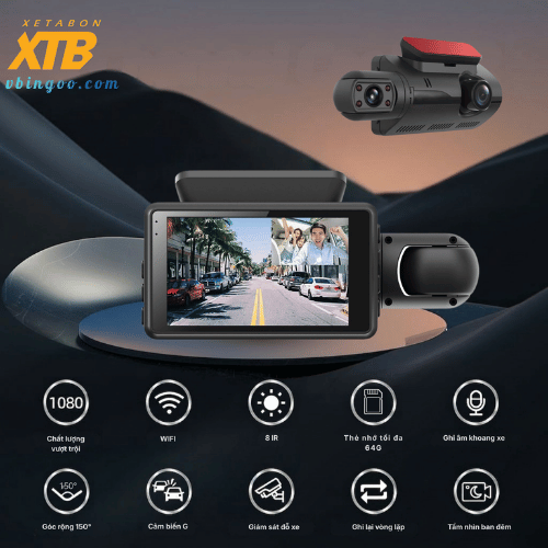Camera hanh trinh o to XETABON Camera hành trình ô tô XETABON 4taxi
