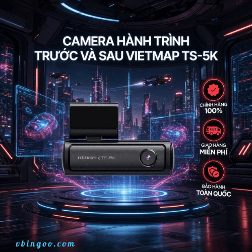 Camera hanh trinh o to truoc sau Vietmap TS 5K Camera hành trình ô tô trước sau Vietmap TS-5K