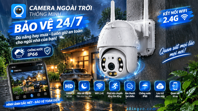 Camera ngoài trời DOSEN CCTV V380 Pro