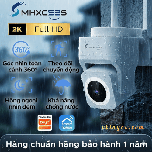 Camera wifi ngoài trời MHXCEES 2K+