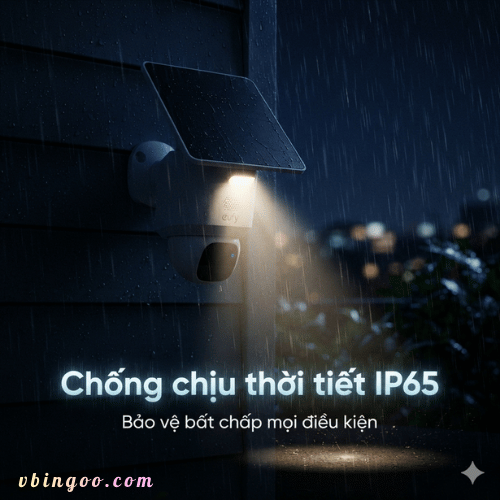 Camera wifi ngoài trời không dây Anker eufy SoloCam E30 