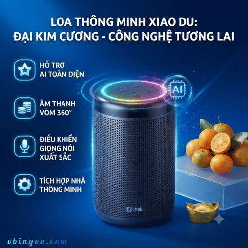 Loa Thông Minh XIAODU Điều Khiển Bằng Cảm Ứng Hồng Ngoại