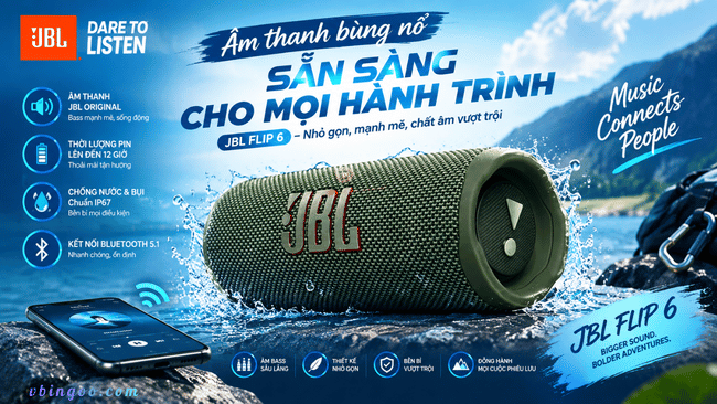 Loa bluetooh JBL Flip 6