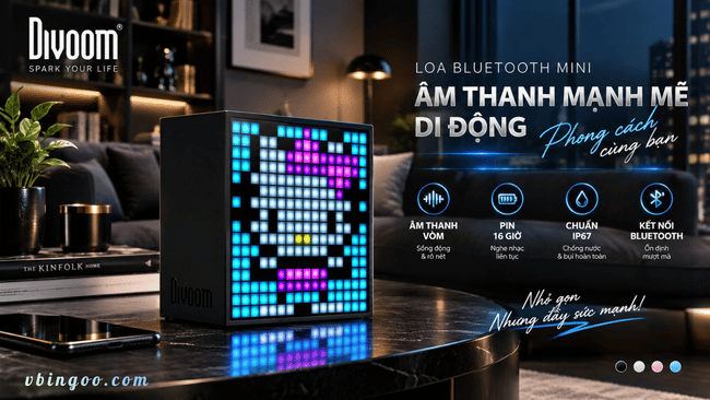 Loa bluetooth Divoom Timebox-Evo