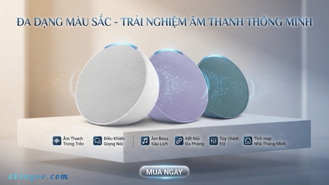 Loa thông minh Alexa Echo Pop (Mỹ)